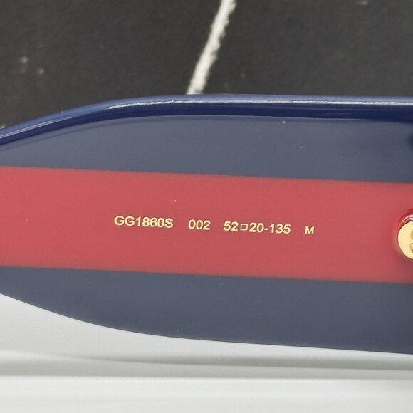 NEW GUCCI GG1860S 002 HAVANA BLUE RED UNISEX SUNGLASSES GUCCI main image 5